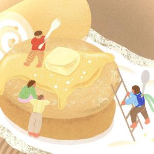 小光头山口诚吃雪糕
